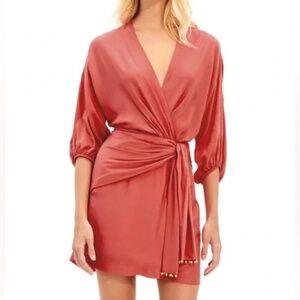 NWT Vix Paula Hermanny Silk Thami Dress Size 0
